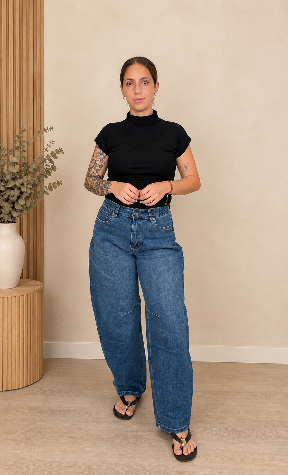 Pantalón Ballon vaquero